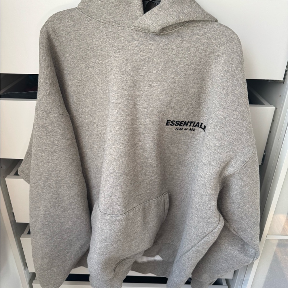 Essentials fear of God, Light Gray Hoodie. Great condition